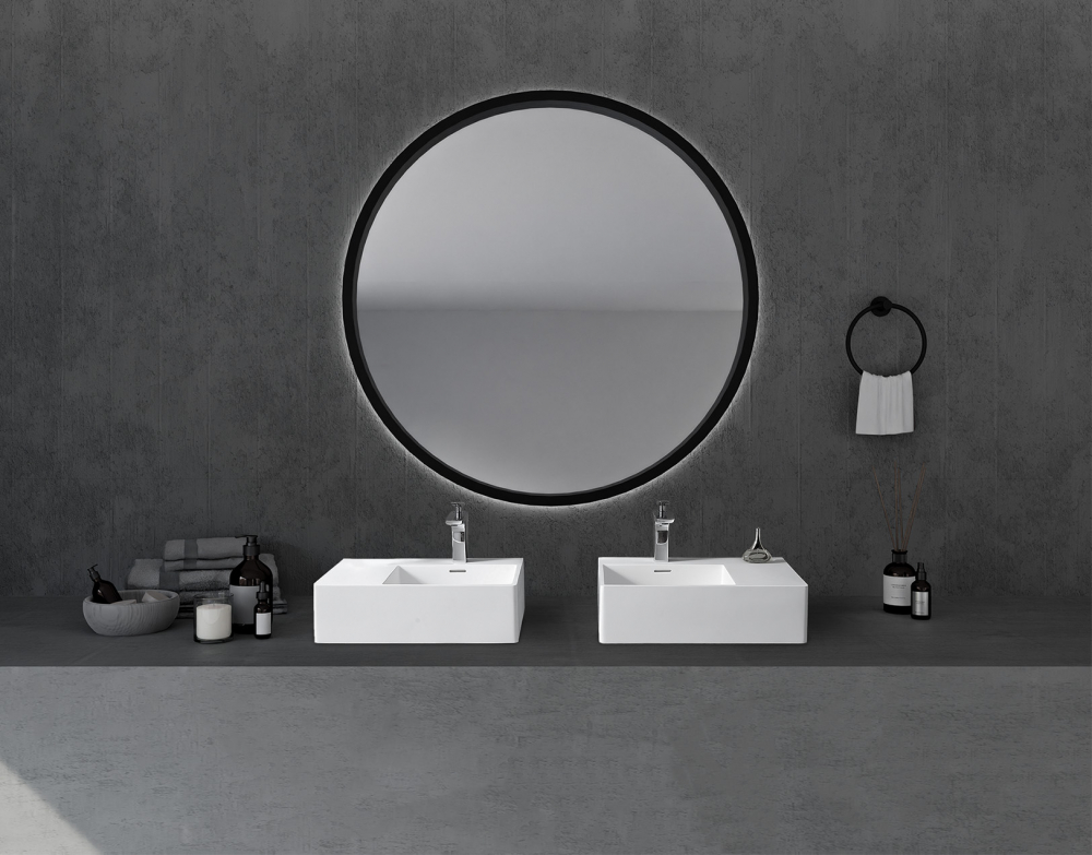 Раковина подвесная Abber Stein 56х38.5 L белый матовый AS2644 L - 2