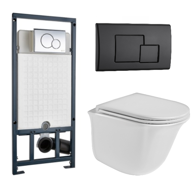 Комплект Weltwasser MARBERG 507 + TELBACH 004 GL-WT + MAR 507 SE MT-BL  10000011133 - 0