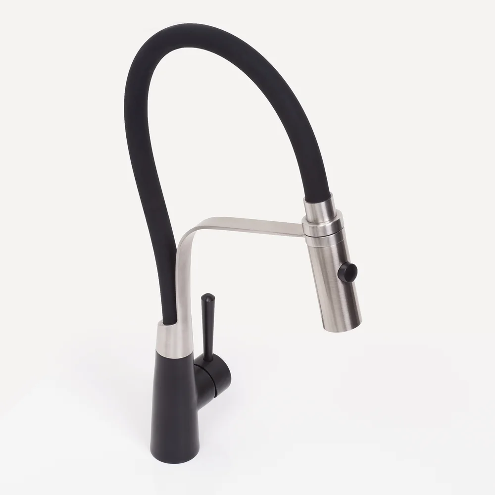 Смеситель для кухни Wasserkraft черный - сталь  A8417 - 3