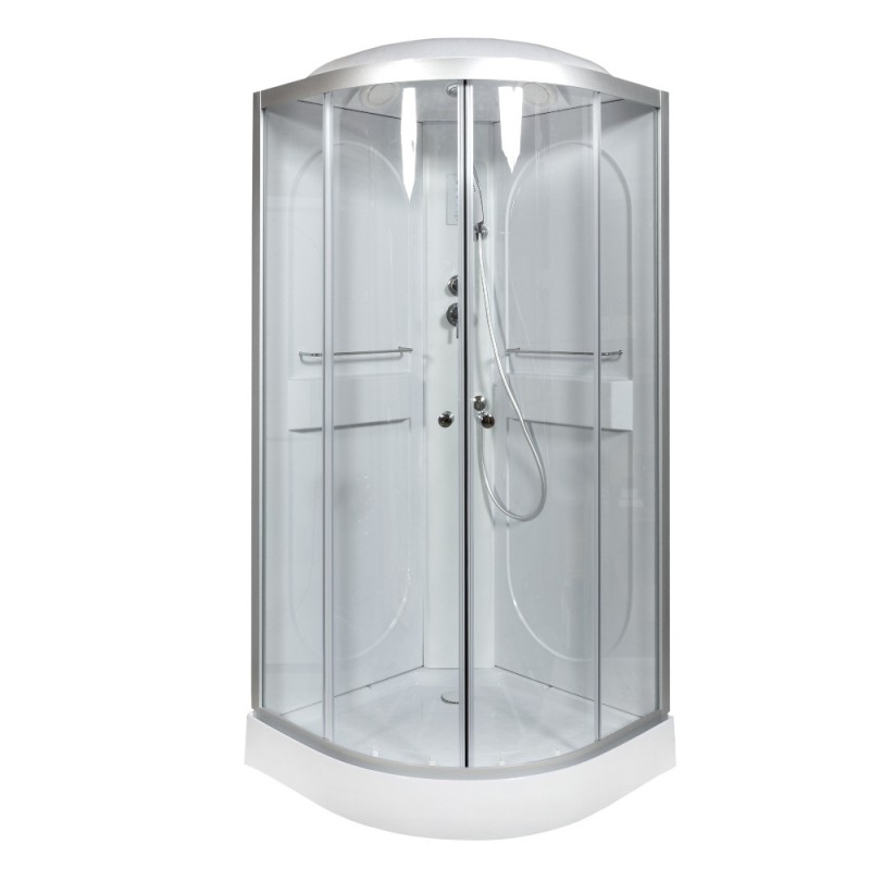 Душевая кабина L 100х100 с электрикой  L601EL - 0