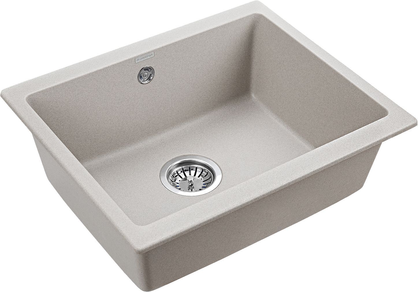 Мойка кухонная Paulmark Gera 55 серый матовый PM205546-GR - 1
