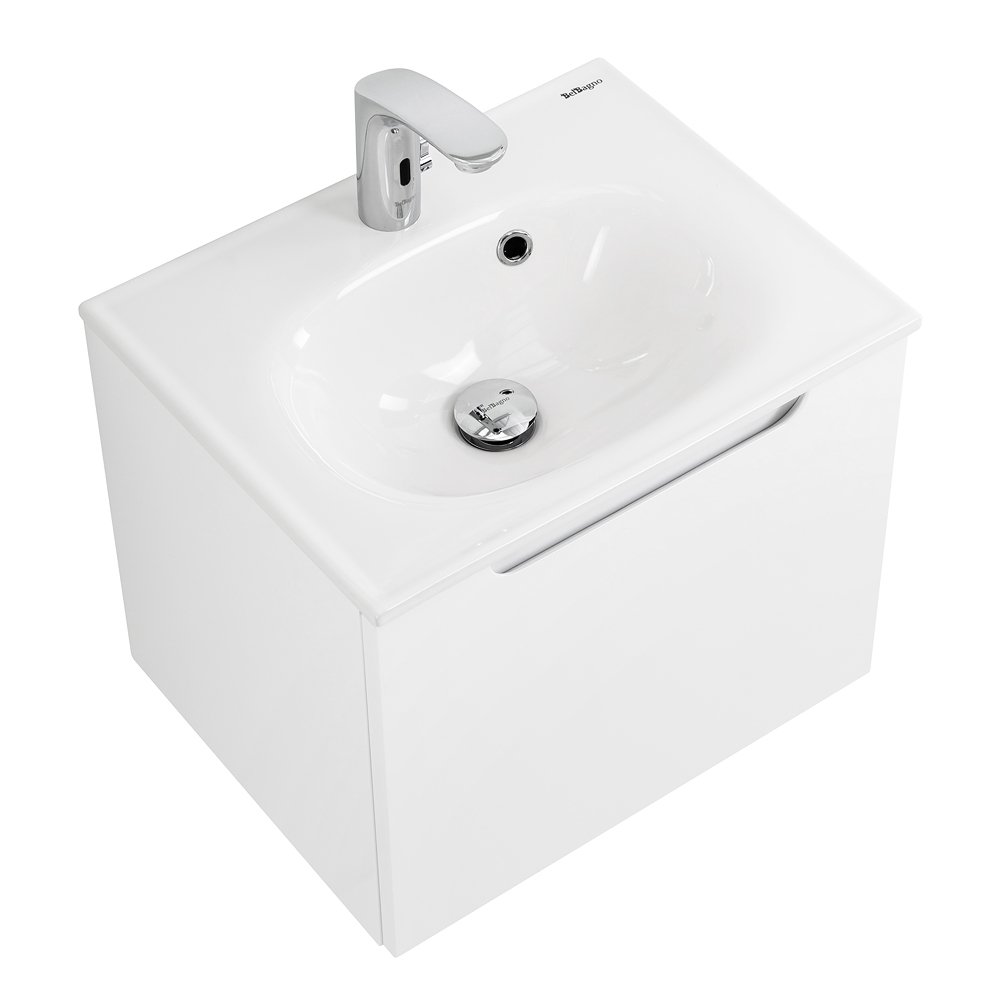 Тумба с раковиной BelBagno Etna 50 белый - 3