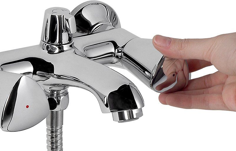 Смеситель для ванны с керамическим дивертором Bounce, IDDIS, BOUSB02i02WA - 3