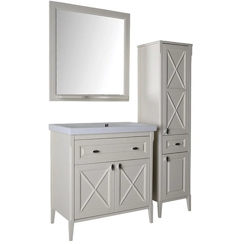 Комплект мебели для ванной Монте 80 (Благородный Бежевый)	 1079101 - 0