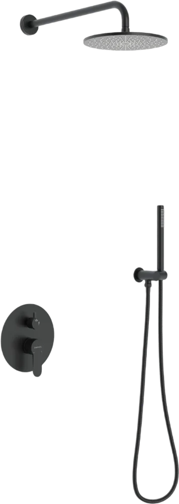 Душевой комплект Berges Nardis 2R черный матовый 071004 - 0