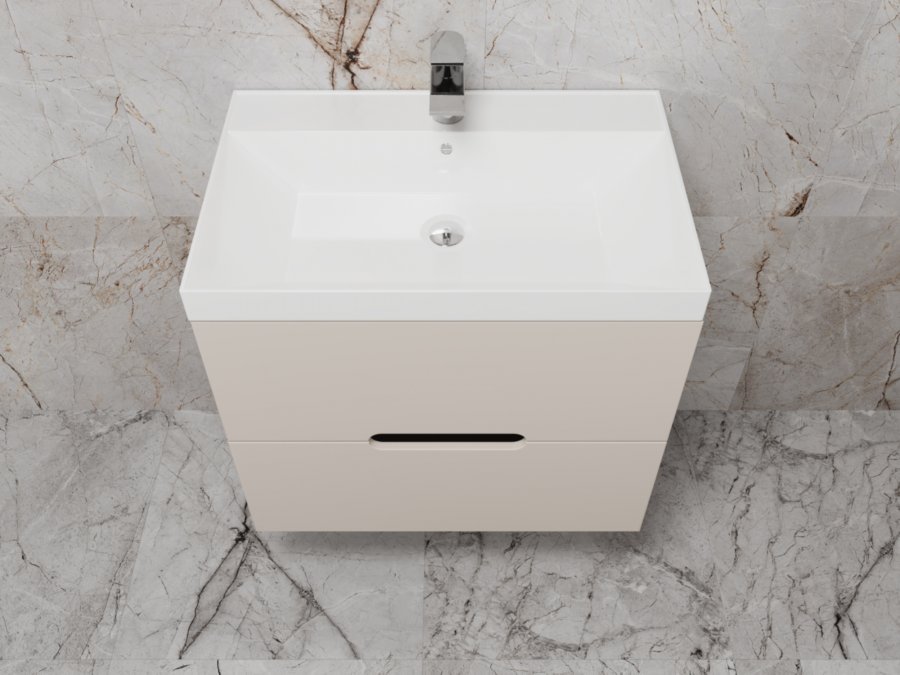 Тумба под раковину Style Line Матис 70 подвесная бежевый ЛС-00002309 - 2