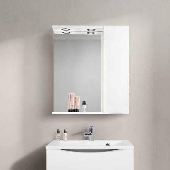 Зеркало-шкаф BelBagno Marino 70 R MARINO-SPC-700/750-1A-BL-P-R - 0