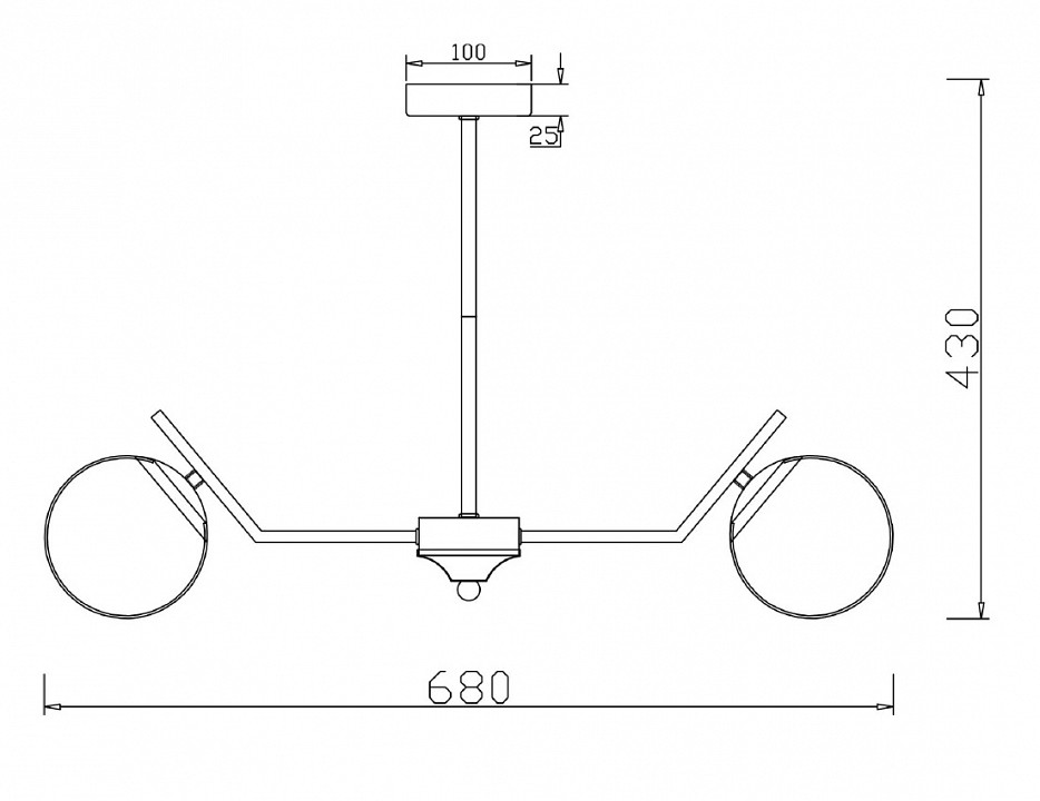 Потолочная люстра Freya Moonrock FR5173PL-06BS - 1