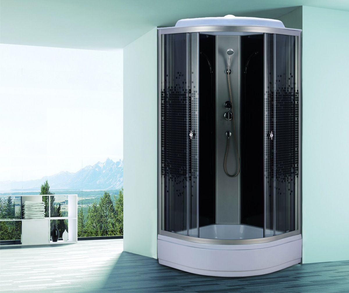 Душевая кабина Niagara Eco NG- 3504-14 BLACK - 1