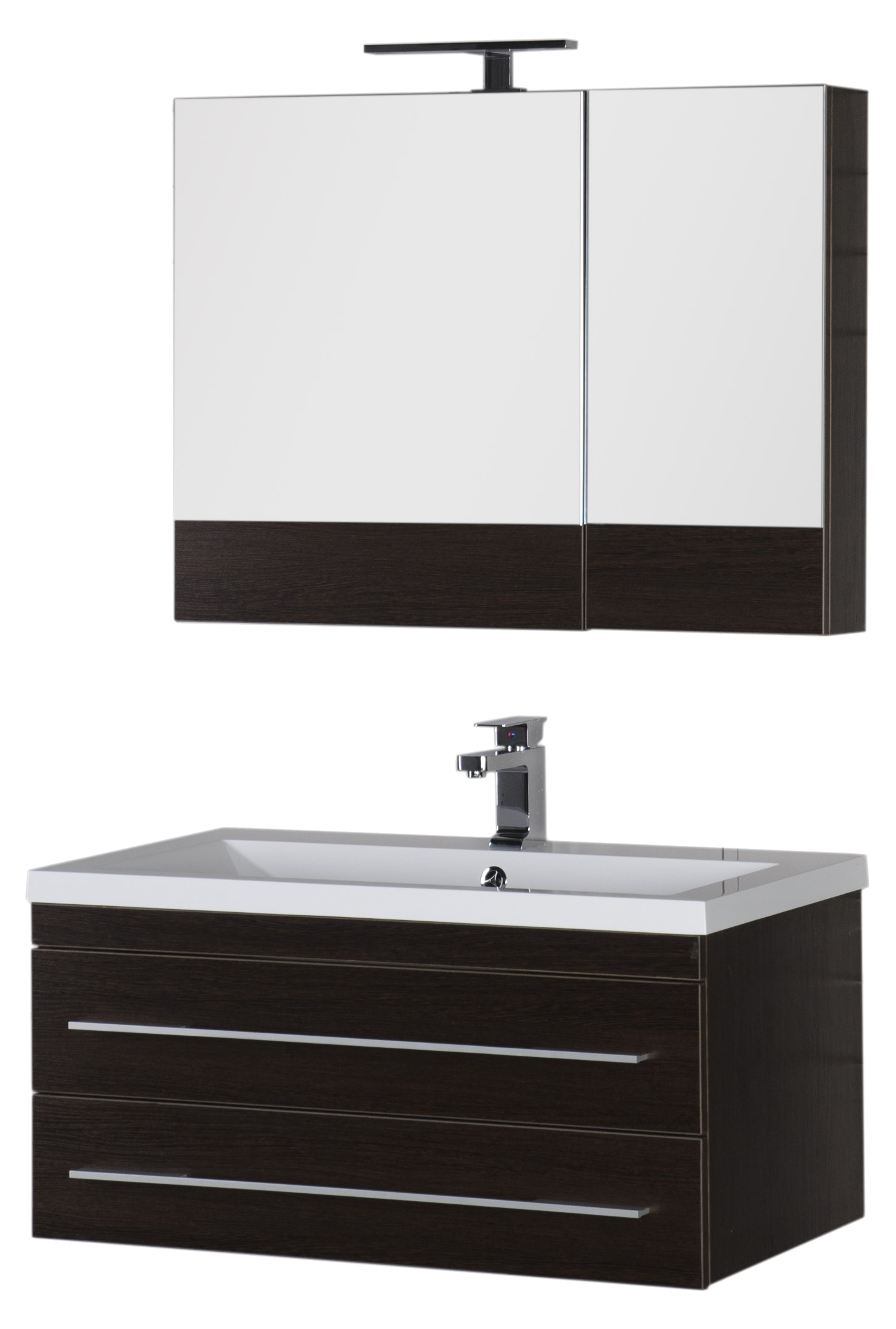 Зеркало-шкаф Aquanet Нота 90 камерино венге 159110 - 8