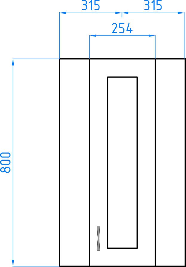 Зеркало-шкаф Style Line Эко Стандарт 30 угловой, белый ЛС-00000134 - 6