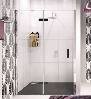 Душевая дверь в нишу Wasserkraft Aller Black 10H05LB 120 см 10H05LBLACK - 1