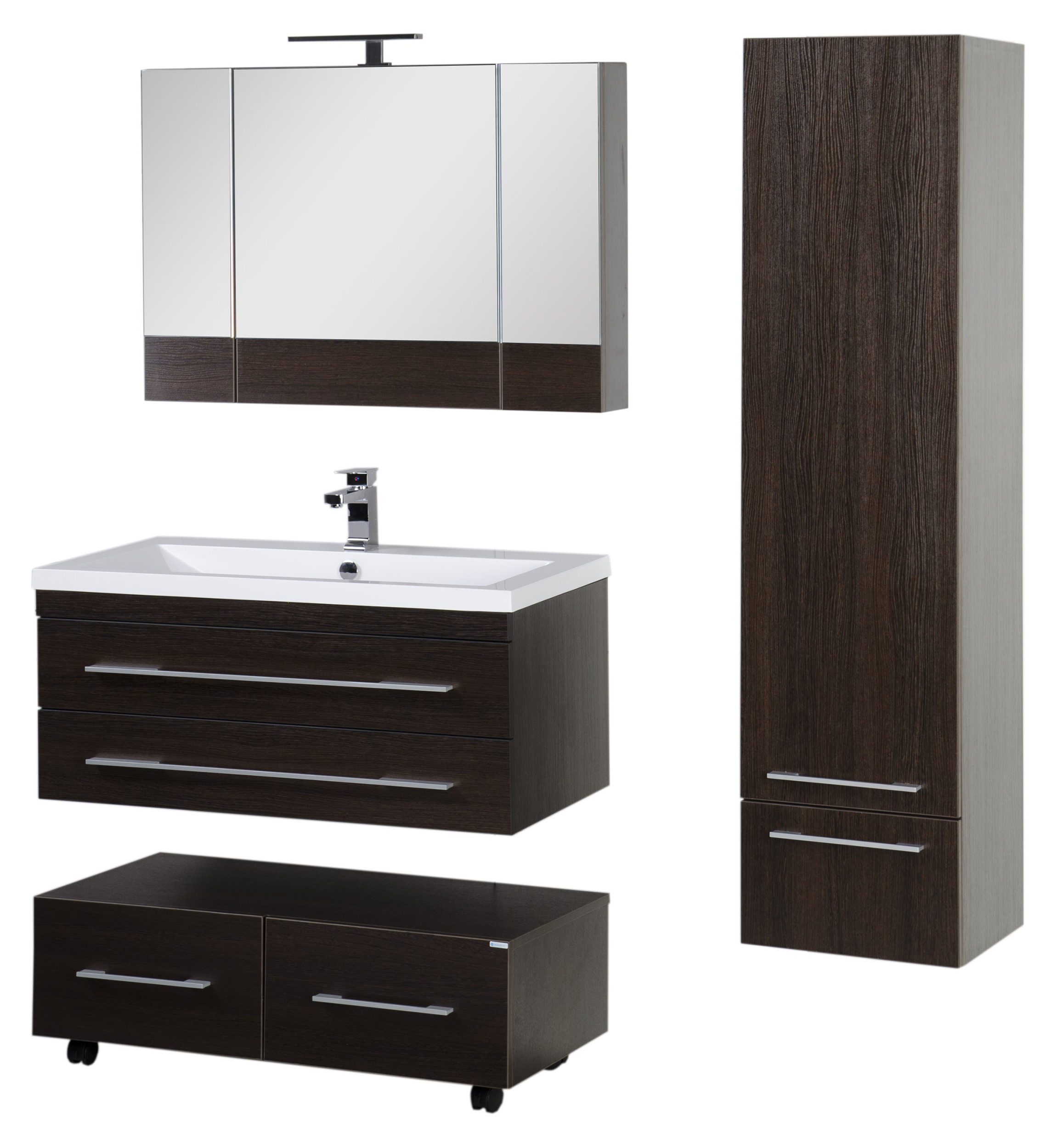 Тумба Aquanet Нота 100 подкатная венге 00170750 - 14