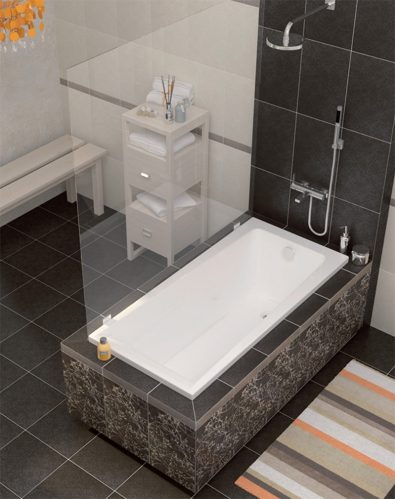 Акриловая ванна Cersanit Lorena 140 ультра белый 63345 - 3