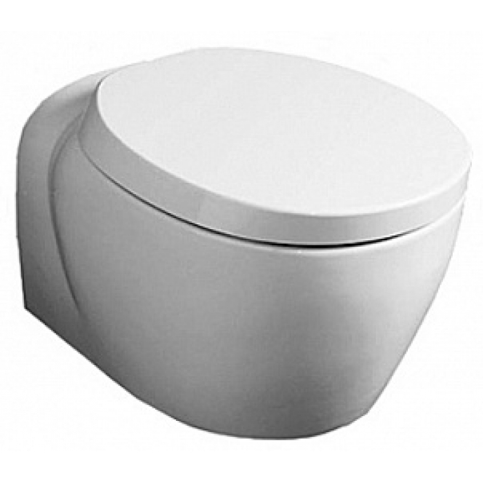 Унитаз подвесной Simas Bohemien с крышкой, белый (BO18) - 0