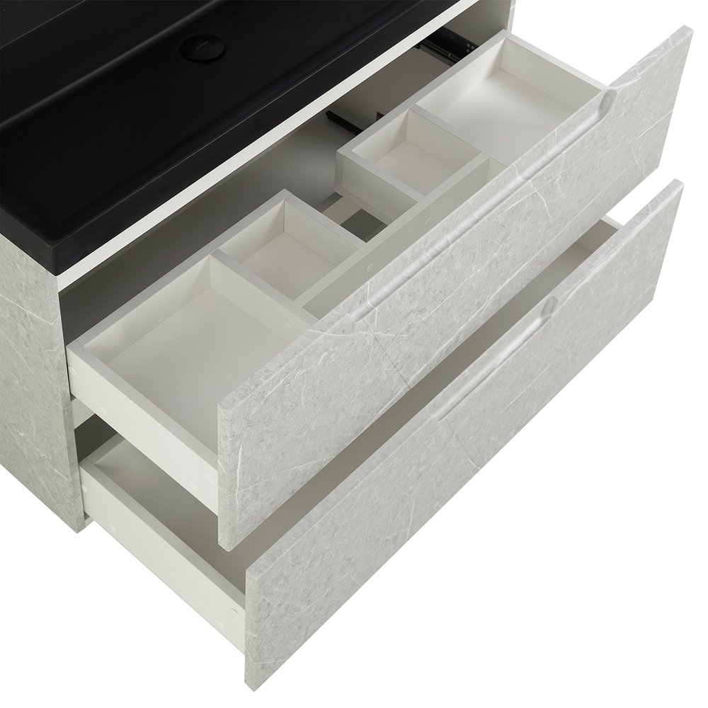 Комплект мебели BelBagno Vittoria 80 серый - 11