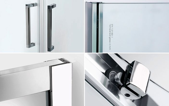 Душевая дверь в нишу Wasserkraft Main 41S05 - 1