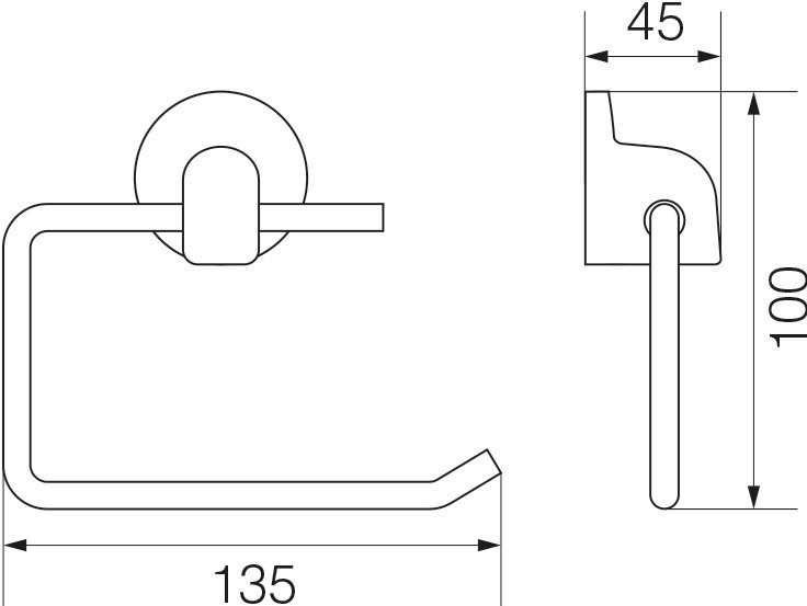 Держатель туалетной бумаги Veragio Oscar OSC-5280.BR - 1