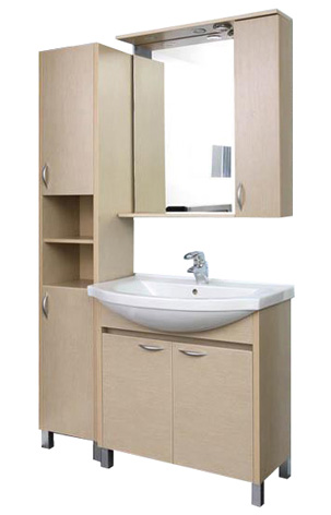 Шкаф-пенал Aquanet Донна светлый дуб 00168934 - 2