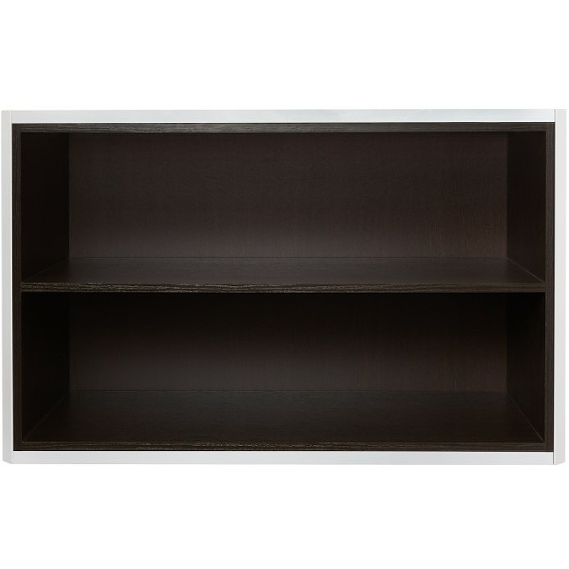 Тумба с раковиной открытая Aquaton Брук 80 белый-темное дерево - 4