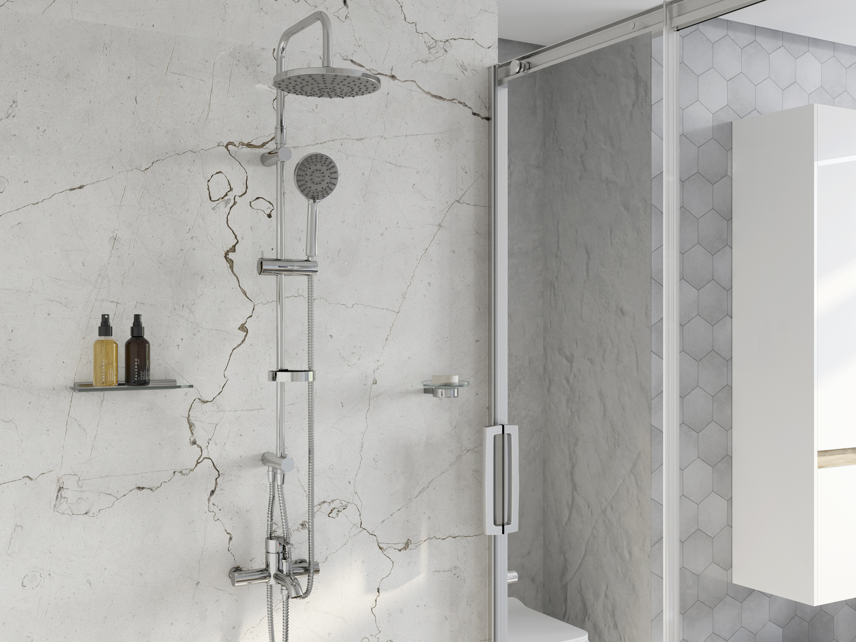Душевой комплект STWORKI by Damixa Хельсинки HFSG97000 + HFHS20000 + HFHS02100 430187 - 4
