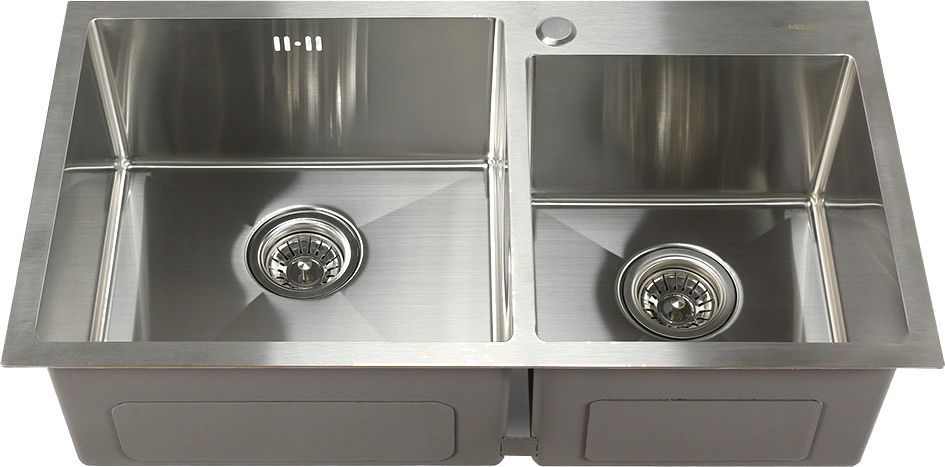 Мойка кухонная Melana S7843H сатин - 0