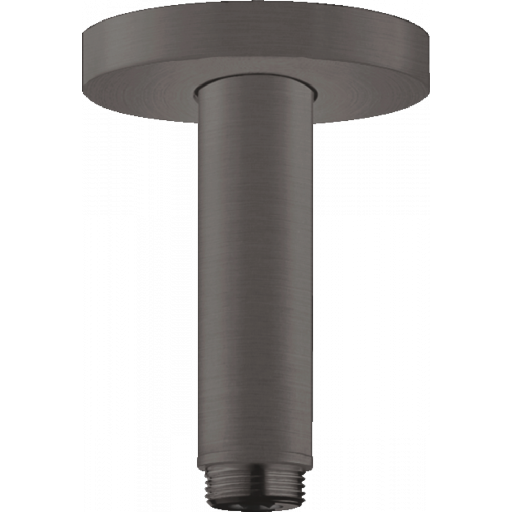 Кронштейн для верхнего душа Hansgrohe S шлифованный черный хром 27393340 - 0