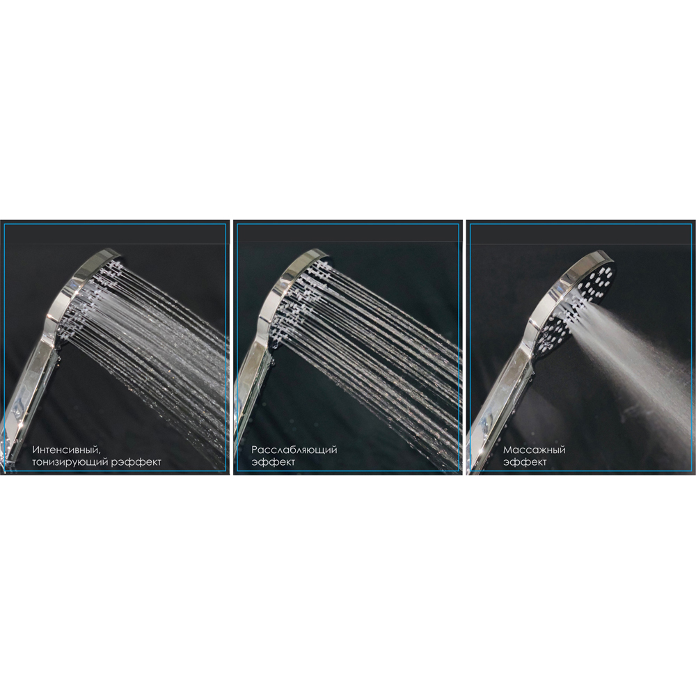 Душевая кабина Royal Bath 90x90 профиль хром стекло матовое RB90CK5-WC-CH - 1