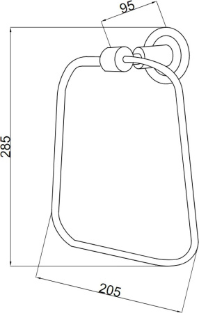 Полотенцедержатель Boheme Murano хром 10905-W-CR - 1