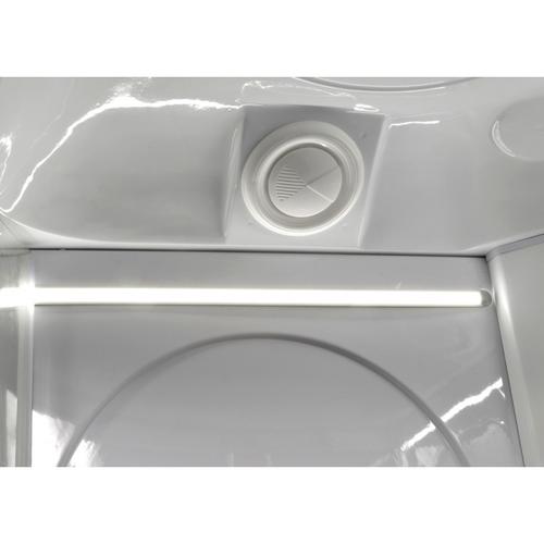 Душевая кабина Deto L 80х80 хром  L680LED - 3