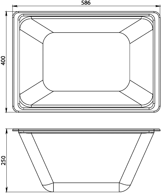 Контейнер AM.PM Gem W90A-070-070W-C для ванны - 4