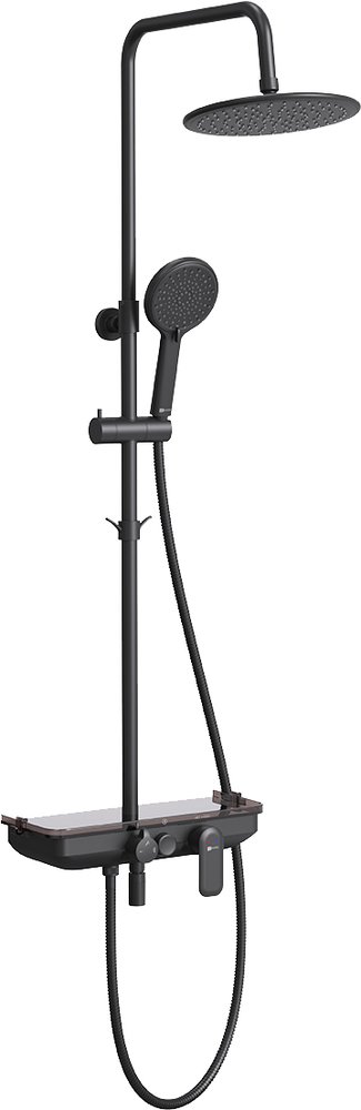 Душевая стойка Lemark Tropic LM7012BL черная - 0