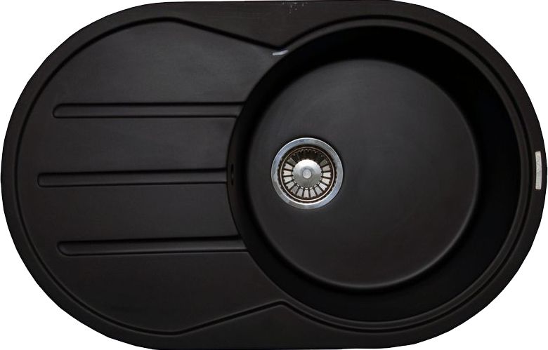 Мойка кухонная Lava E2 чёрный металлик E2.LAV - 0