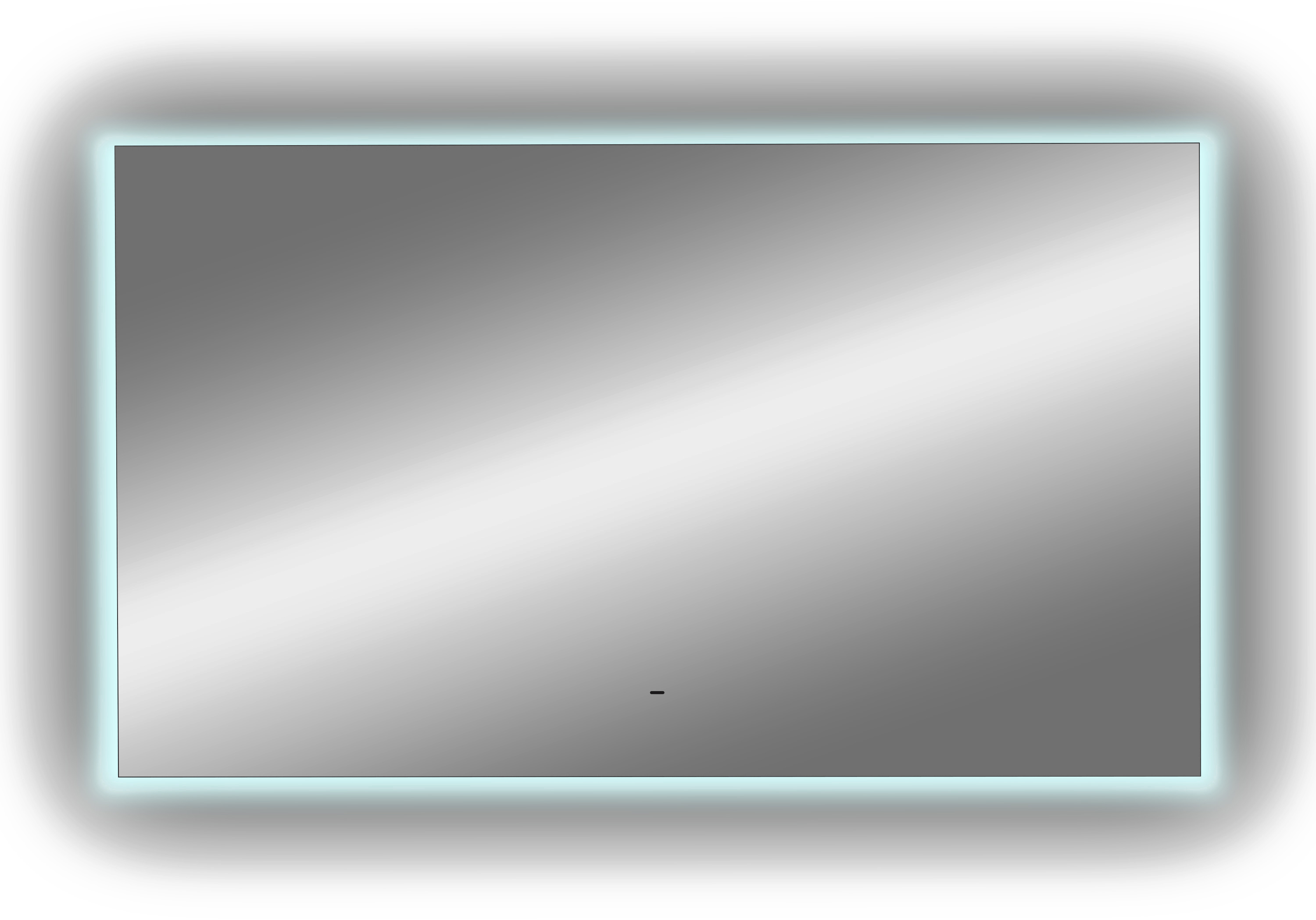 Зеркало DIWO Элиста 120 с подсветкой, прямоугольное, в стиле лофт, инфракрасное управление ЗЛП1745 - 7