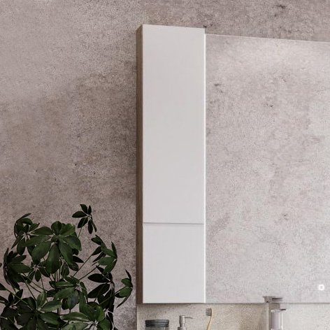 Шкаф подвесной Aquaton Мишель 23 светлое дерево-белый 1A244303MIX40 - 3