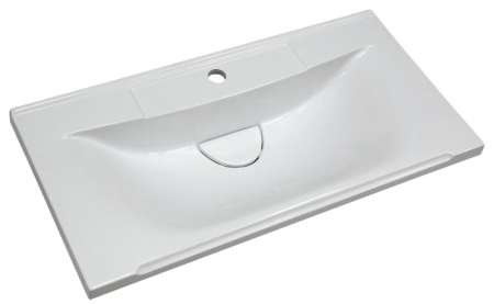 Тумба с раковиной Misty Марта 60 белая глянцевая УТ000013427 - 3