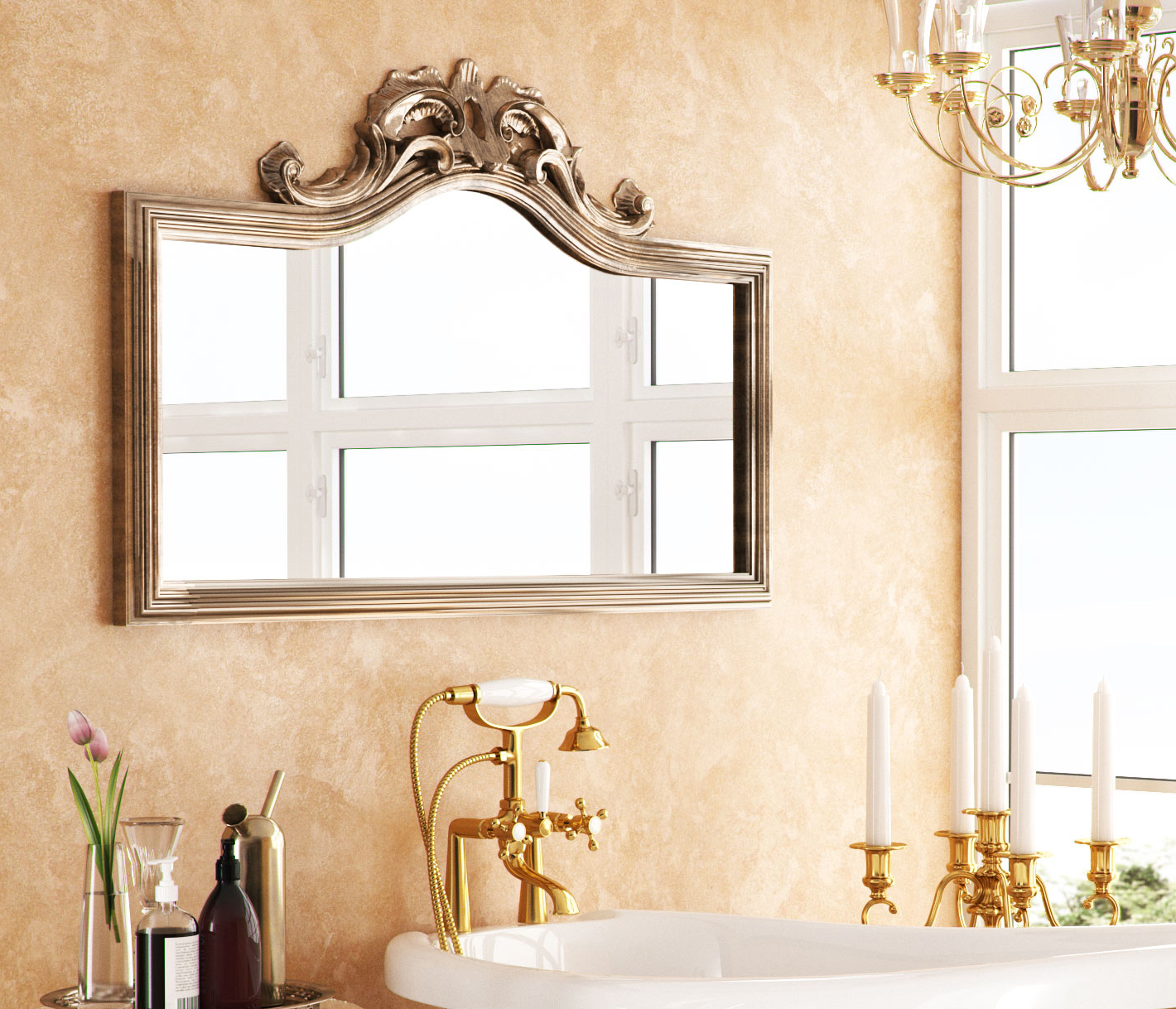 Ванна из искусственного камня Фэма Салерно 2 белая, белые ножки САЛЕРНО2-BI - 2