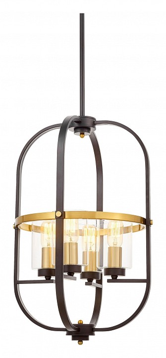 Люстра на штанге LUMINA DECO Monterey LDP 1141-4 BK+MD - 2