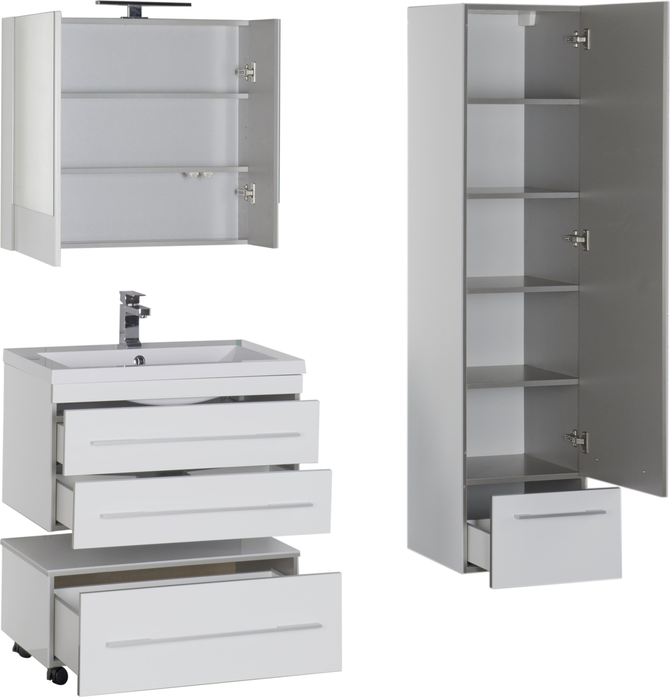 Мебель для ванной Aquanet Верона 75 подвесная белая 176669 - 29