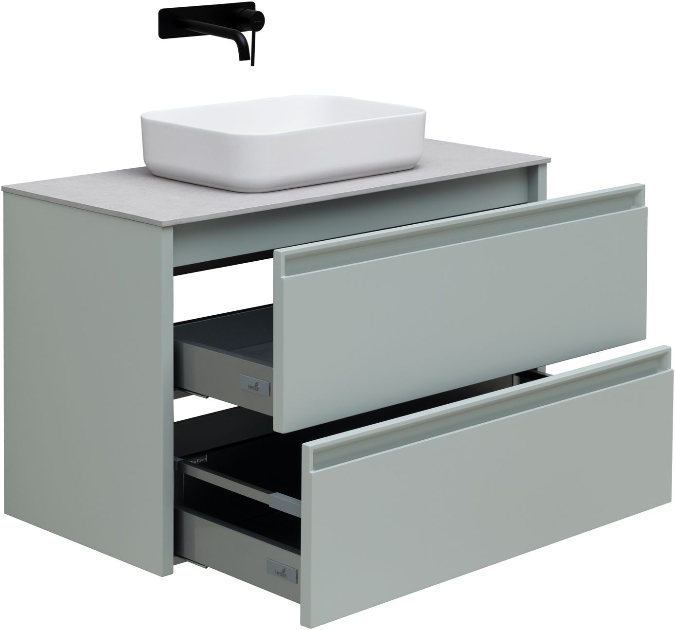 Тумба под раковину Allen Brau Fantasy 100 светло - зеленый матовый 1.11003.PWM - 5