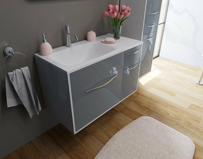 Раковина мебельная Misty Барселона 90 L белый ФР-00003411 - 3