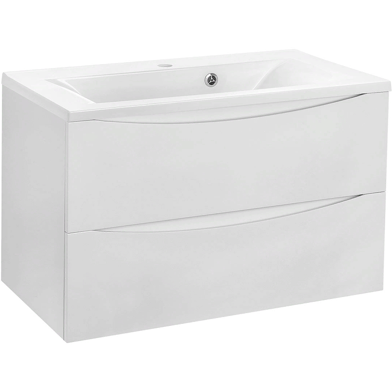 Тумба под раковину Vincea Mia 80 белая VMC-2MA800GW - 0