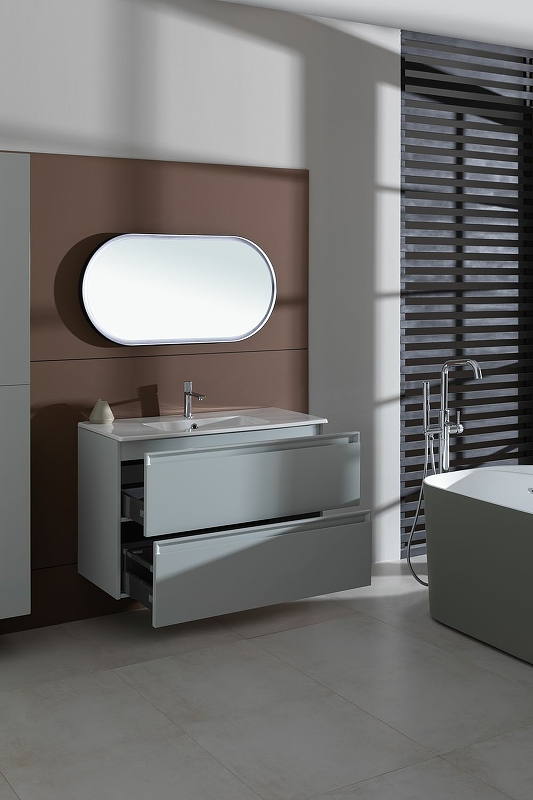 Тумба под раковину Allen Brau Eclipse 100 светло - зеленый матовый 1.E1003.PWM - 10