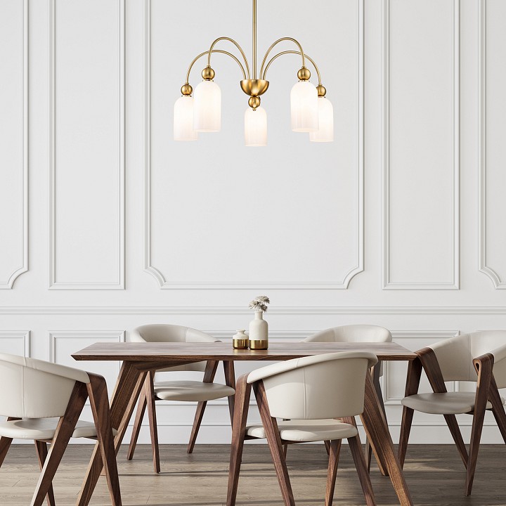 Люстра на штанге Escada Ode 686/5PL Copper - 1