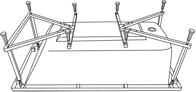 Каркас для ванны Excellent MR-03 - 1