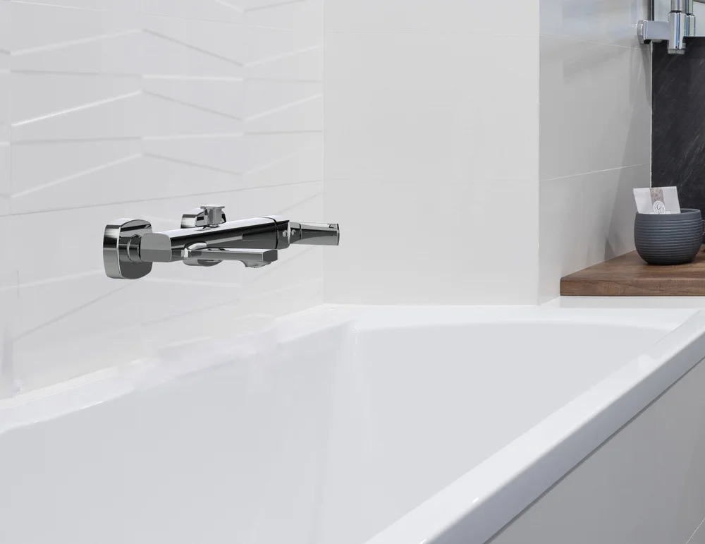 Смеситель для ванны с душем GPD Pedra хром MBB160 - 1