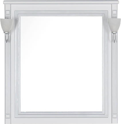 Мебель для ванной Aquanet Паола 90 белая - 9