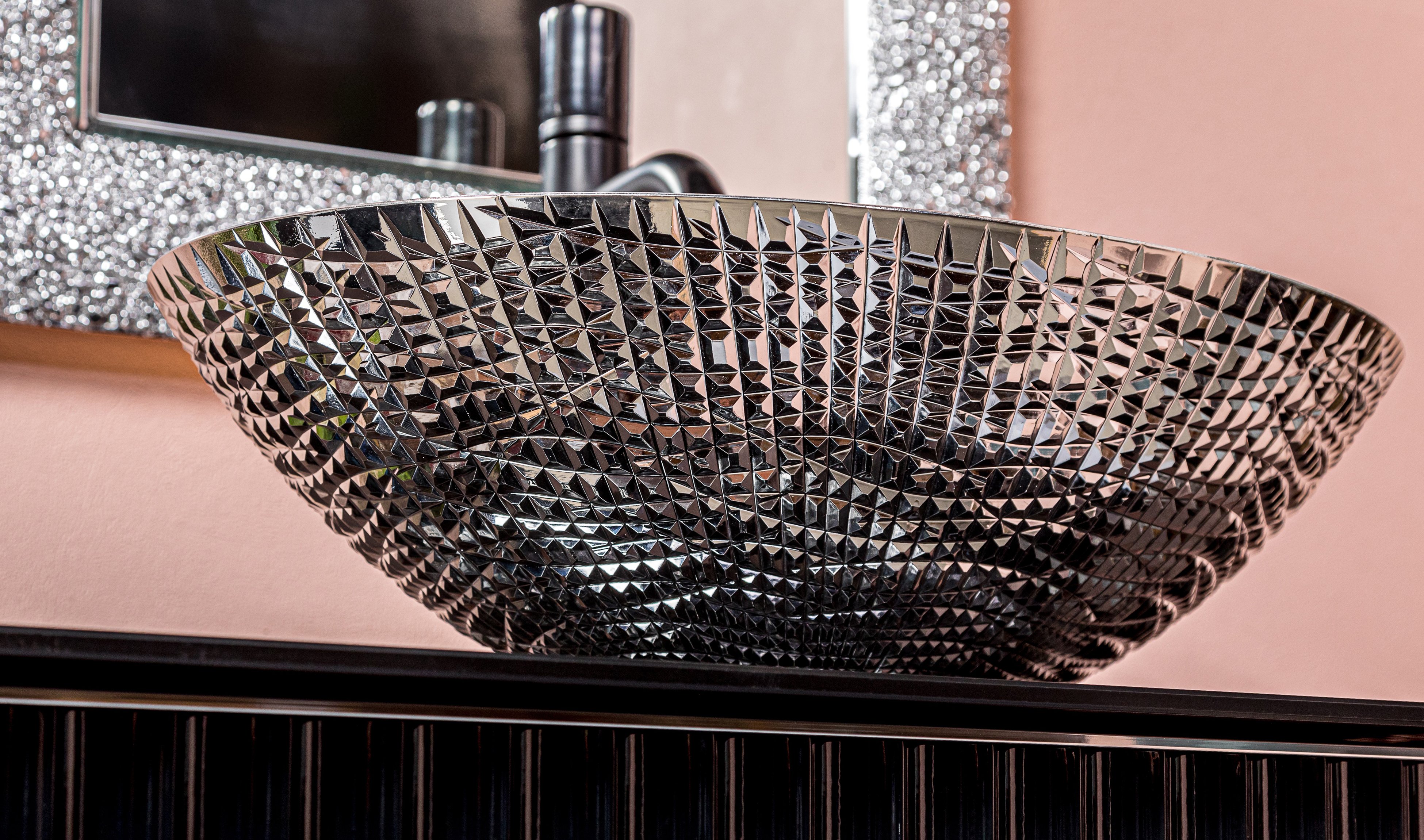 Раковина накладнаяArmadi Art NeoArt 51 серебро 815 - 4