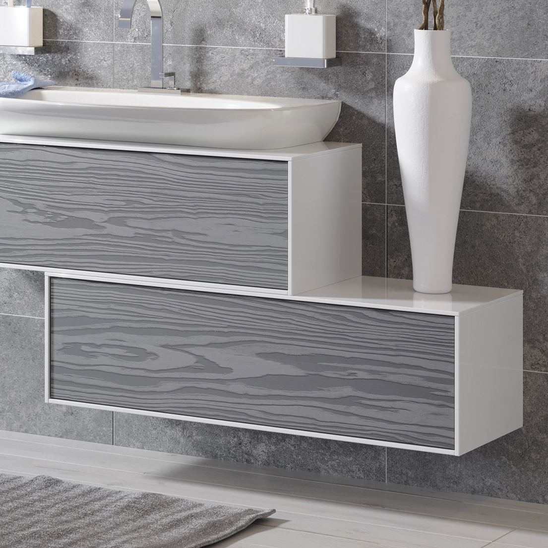 Тумба Aqwella 5 stars Genesis 100 миллениум серый GEN0310MG - 1