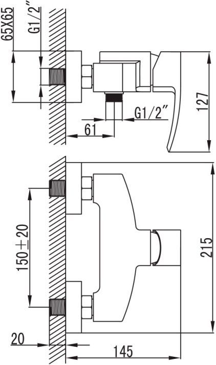 Смеситель Iddis Vane VANSB00I03WA для душа - 4
